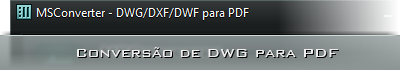 Converso de DWG para PDF